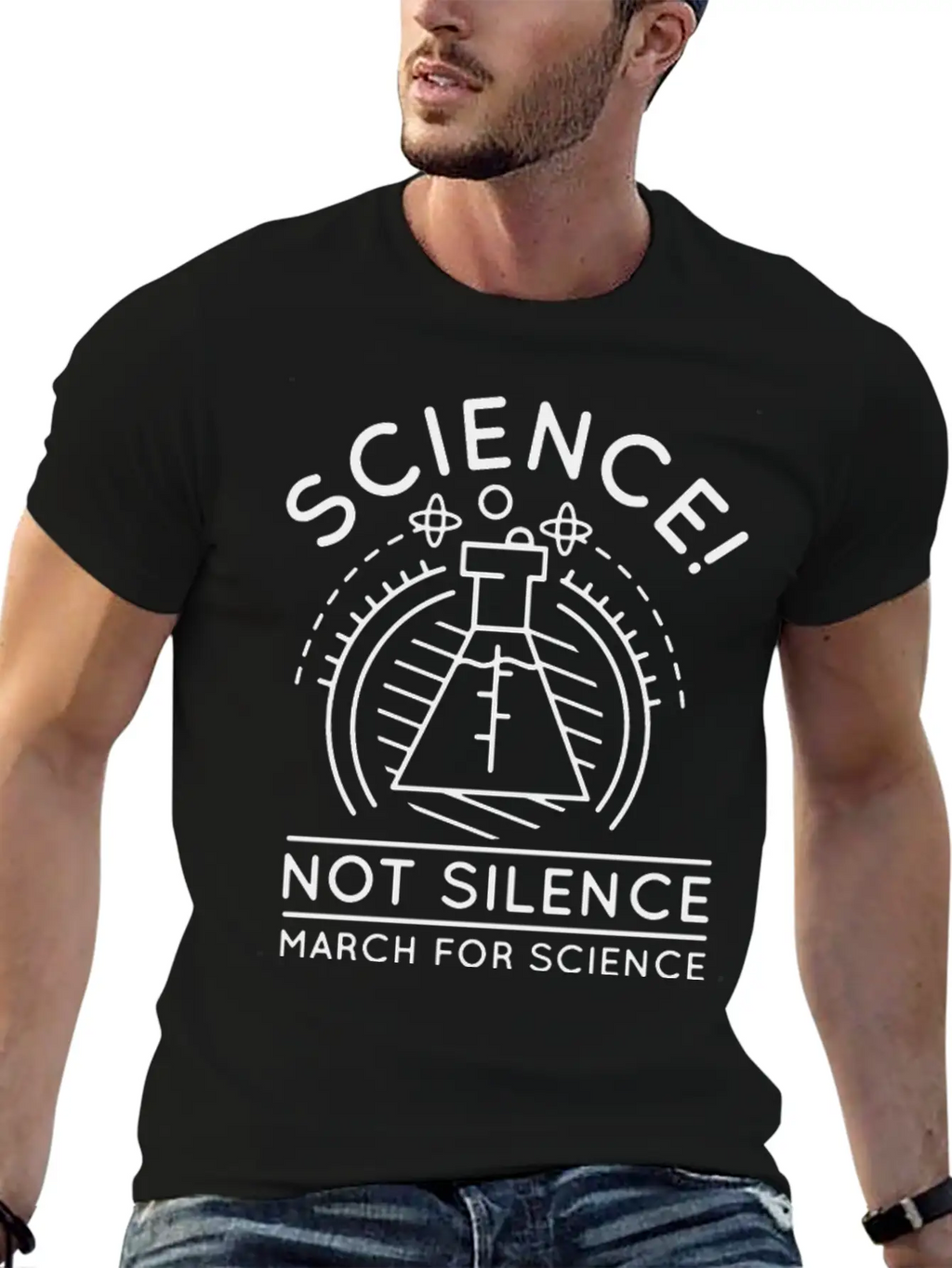 Science Not Silence Timeless Short Sleeve Tee – Comfy And Minimalist Design