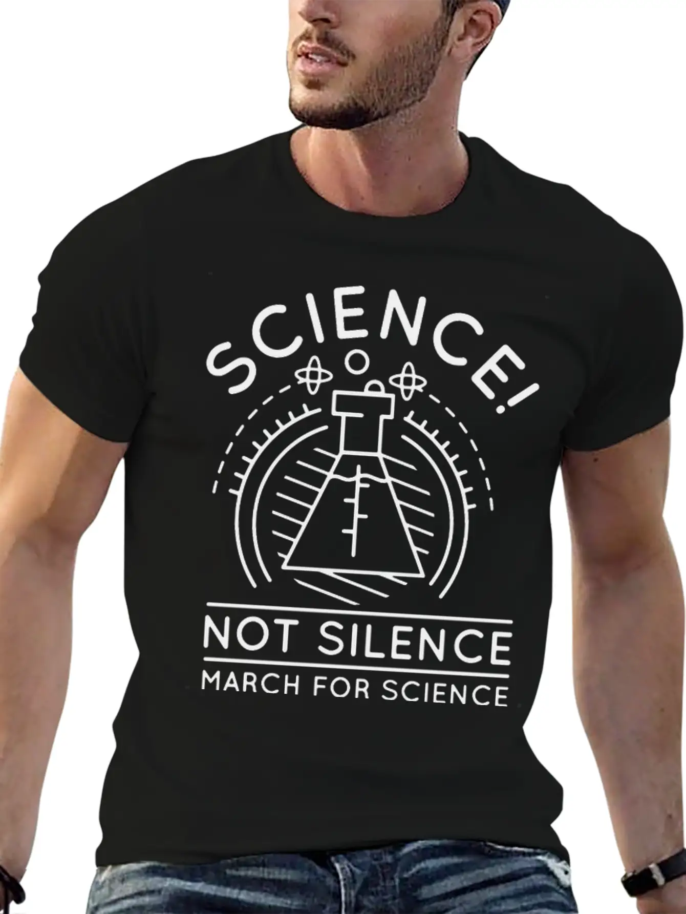 Science Not Silence Timeless Short Sleeve Tee – Comfy And Minimalist Design