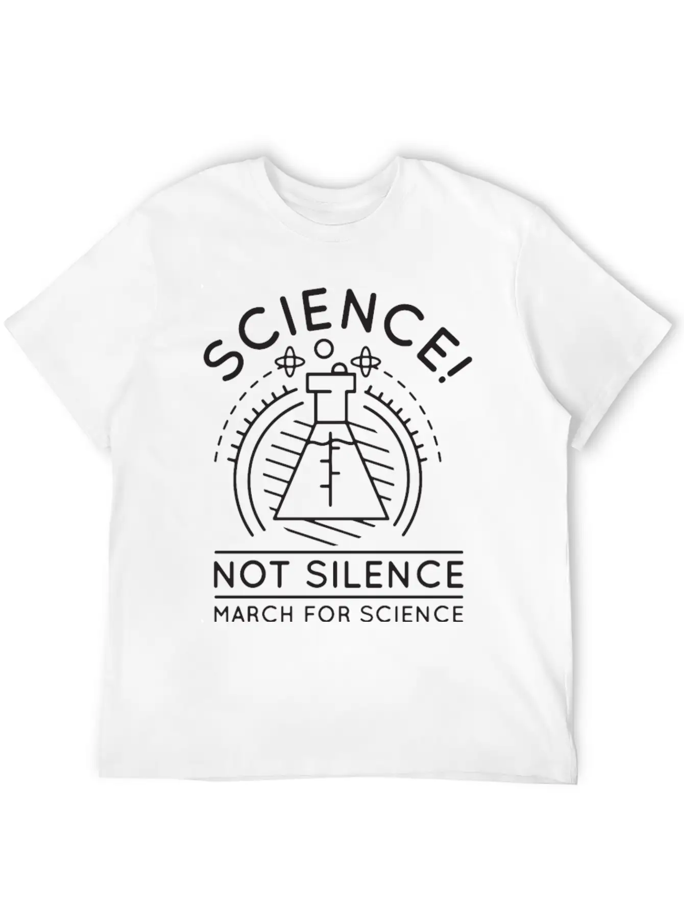 Science Not Silence Timeless Short Sleeve Tee – Comfy And Minimalist Design