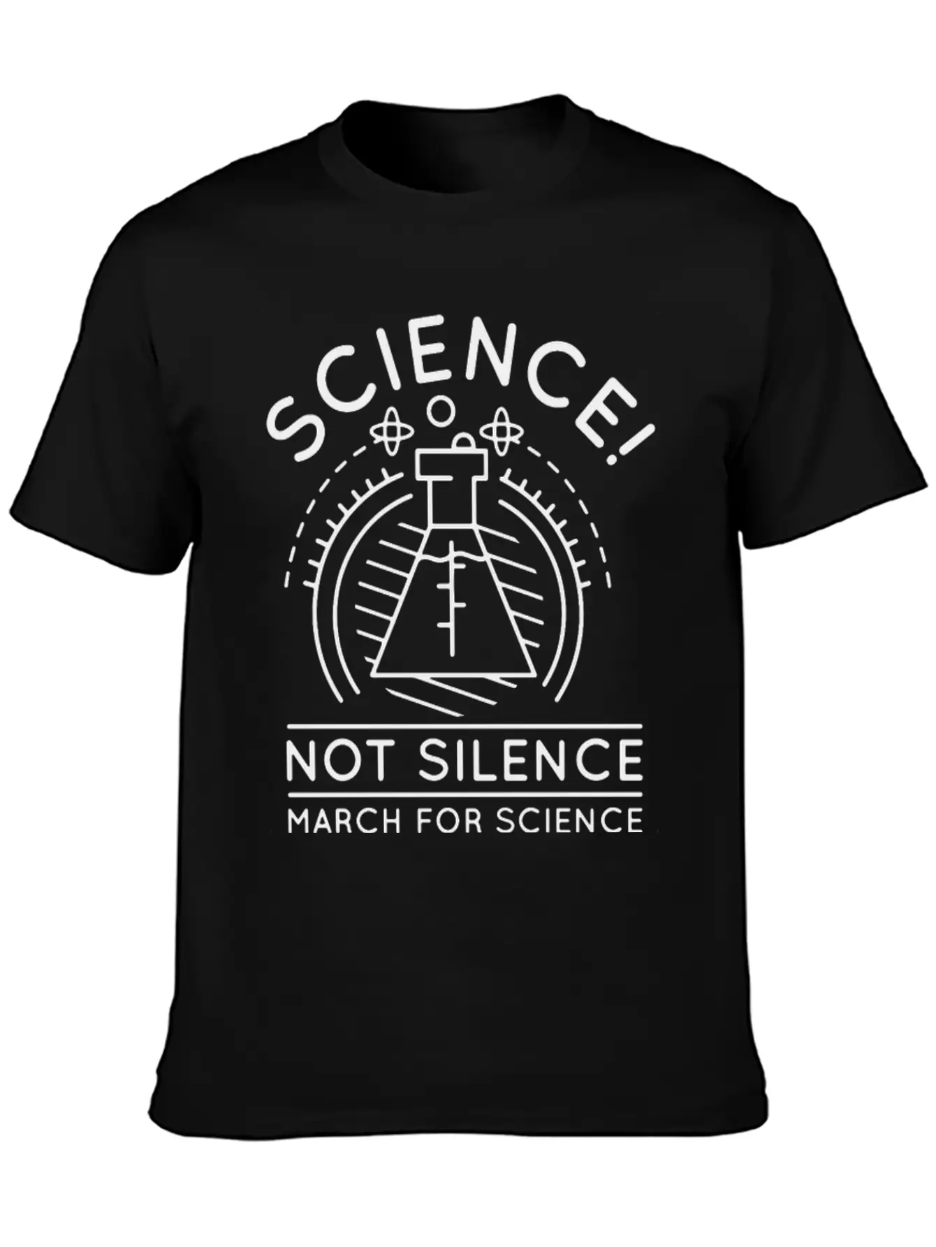 Science Not Silence Timeless Short Sleeve Tee – Comfy And Minimalist Design