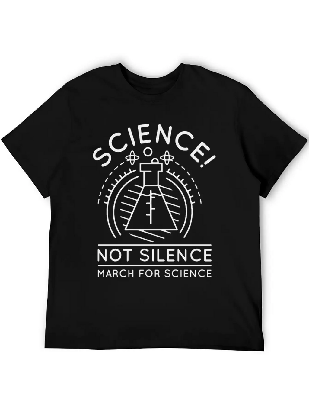 Science Not Silence Timeless Short Sleeve Tee – Comfy And Minimalist Design
