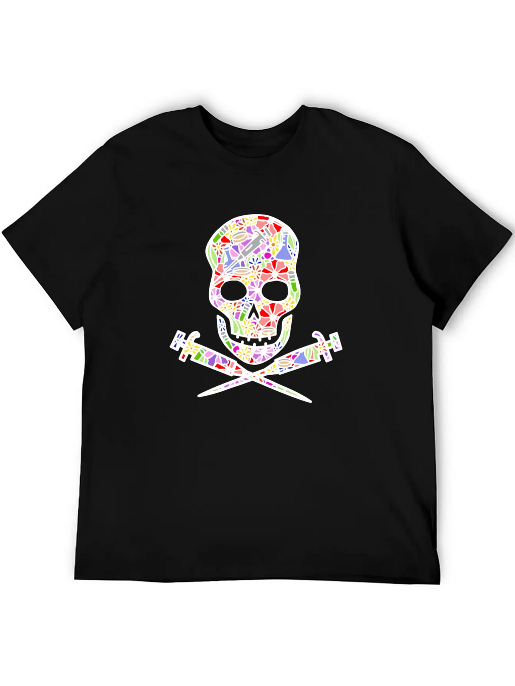 Science Till I Die (floral White) Classic Cotton Tee – Unisex Comfort For Any Season