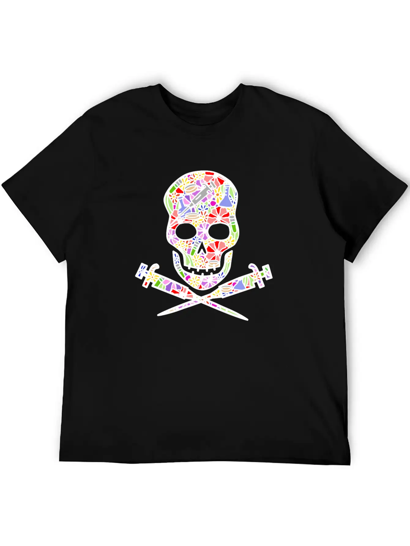 Science Till I Die (floral White) Classic Cotton Tee – Unisex Comfort For Any Season