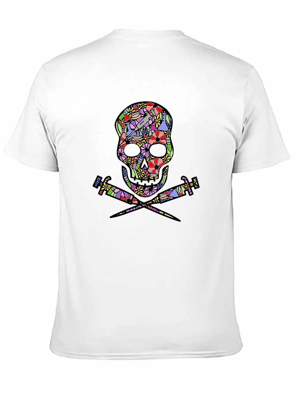Science Till I Die (floral White) Classic Cotton Tee – Unisex Comfort For Any Season