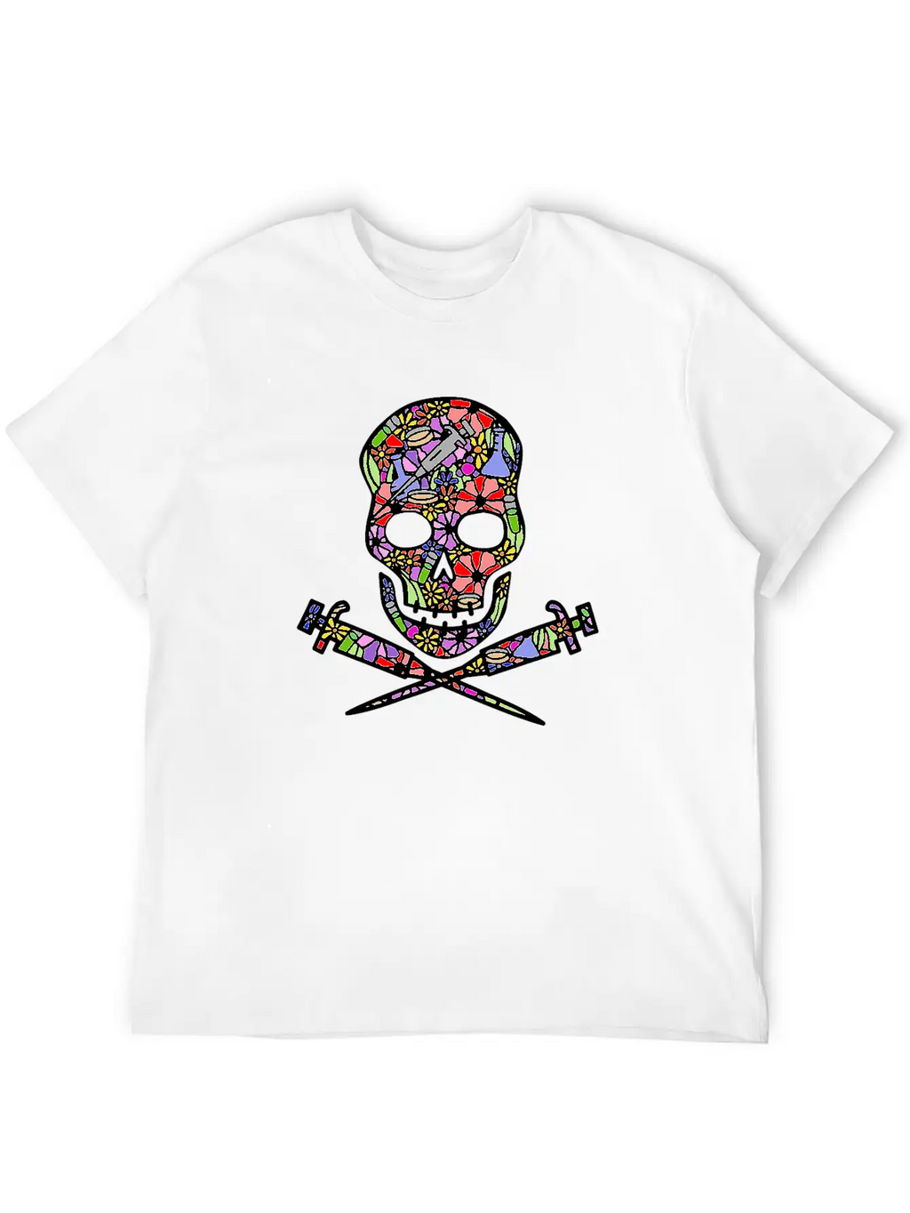 Science Till I Die (floral White) Classic Cotton Tee – Unisex Comfort For Any Season