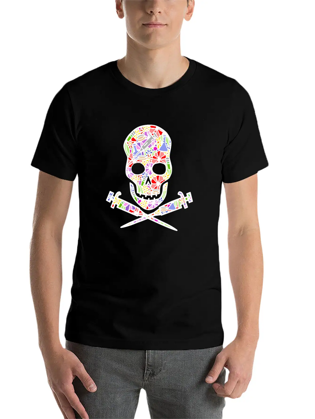 Science Till I Die (floral White) Classic Cotton Tee – Unisex Comfort For Any Season