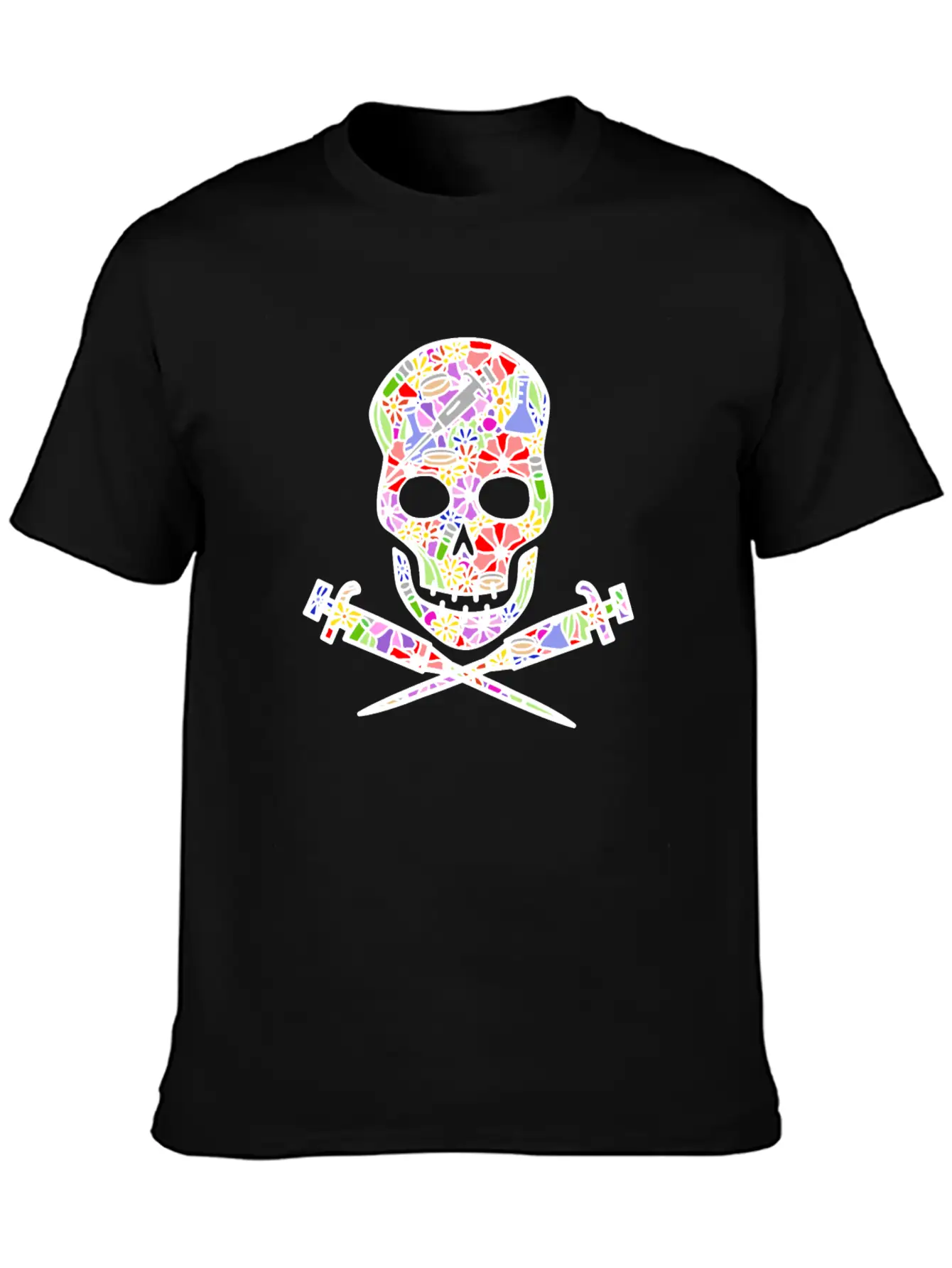 Science Till I Die (floral White) Classic Cotton Tee – Unisex Comfort For Any Season