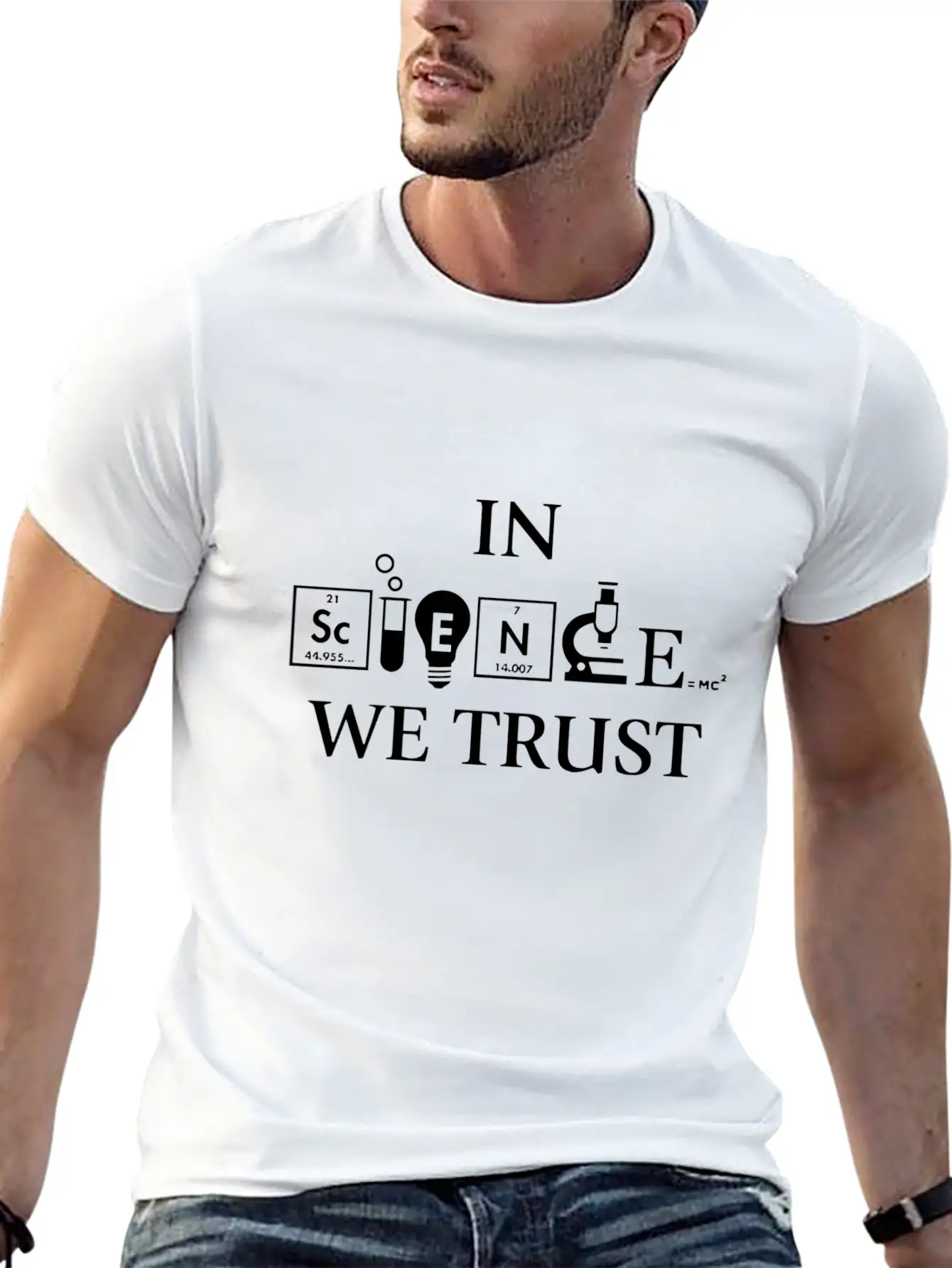 SCIENCE TRUST Stylish Everyday T-Shirt – Unisex Basic Cotton Tee