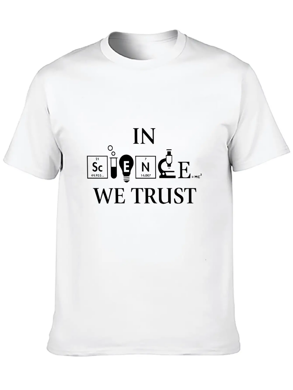 SCIENCE TRUST Stylish Everyday T-Shirt – Unisex Basic Cotton Tee