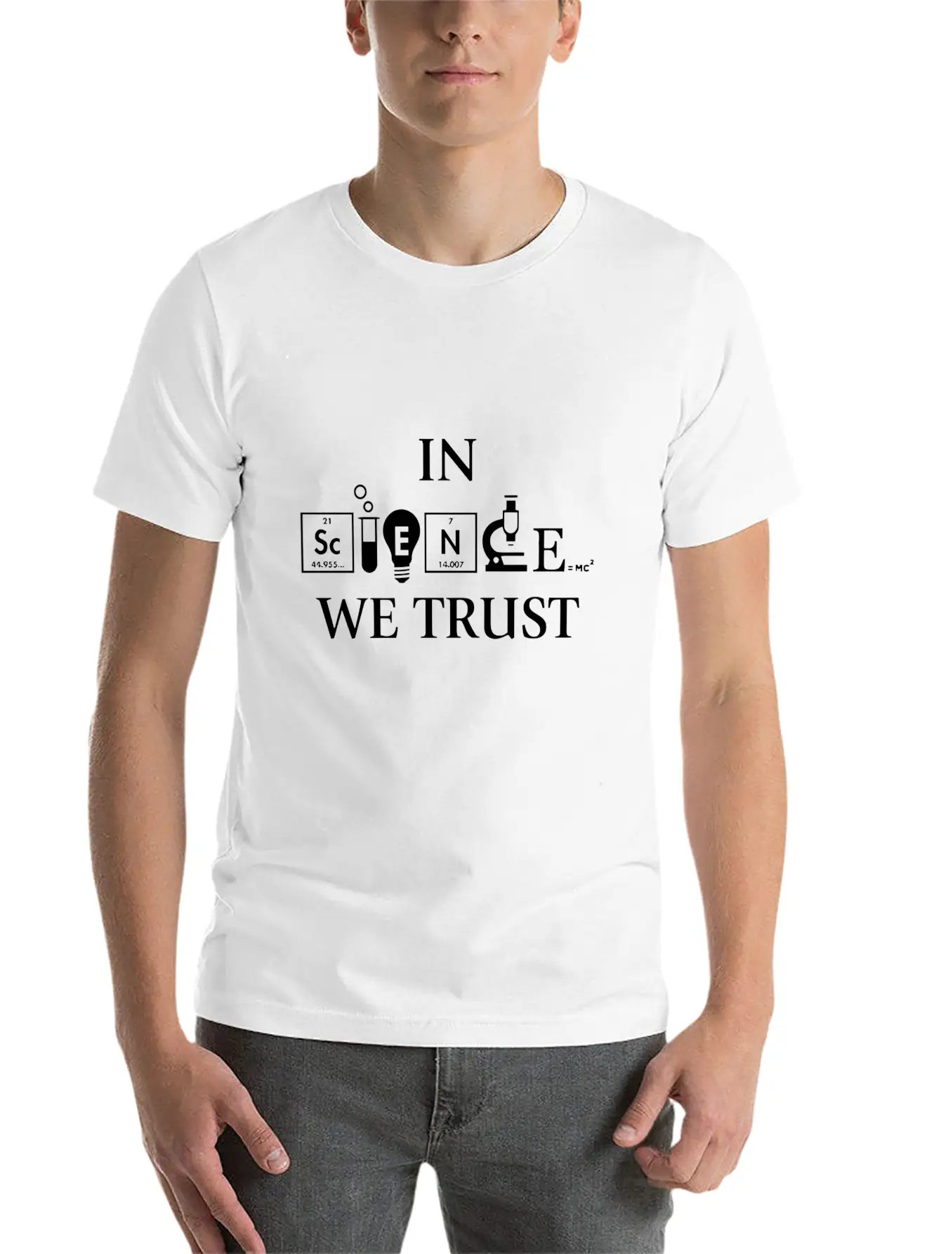 SCIENCE TRUST Stylish Everyday T-Shirt – Unisex Basic Cotton Tee