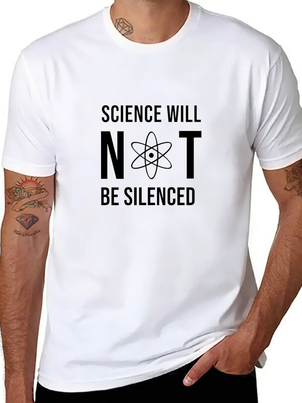 SCIENCE WILL NOT BE SILENCED Classic Cotton Tee – Unisex Comfort For Any Season
