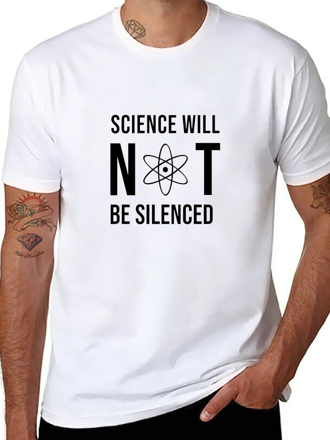 SCIENCE WILL NOT BE SILENCED Classic Cotton Tee – Unisex Comfort For Any Season