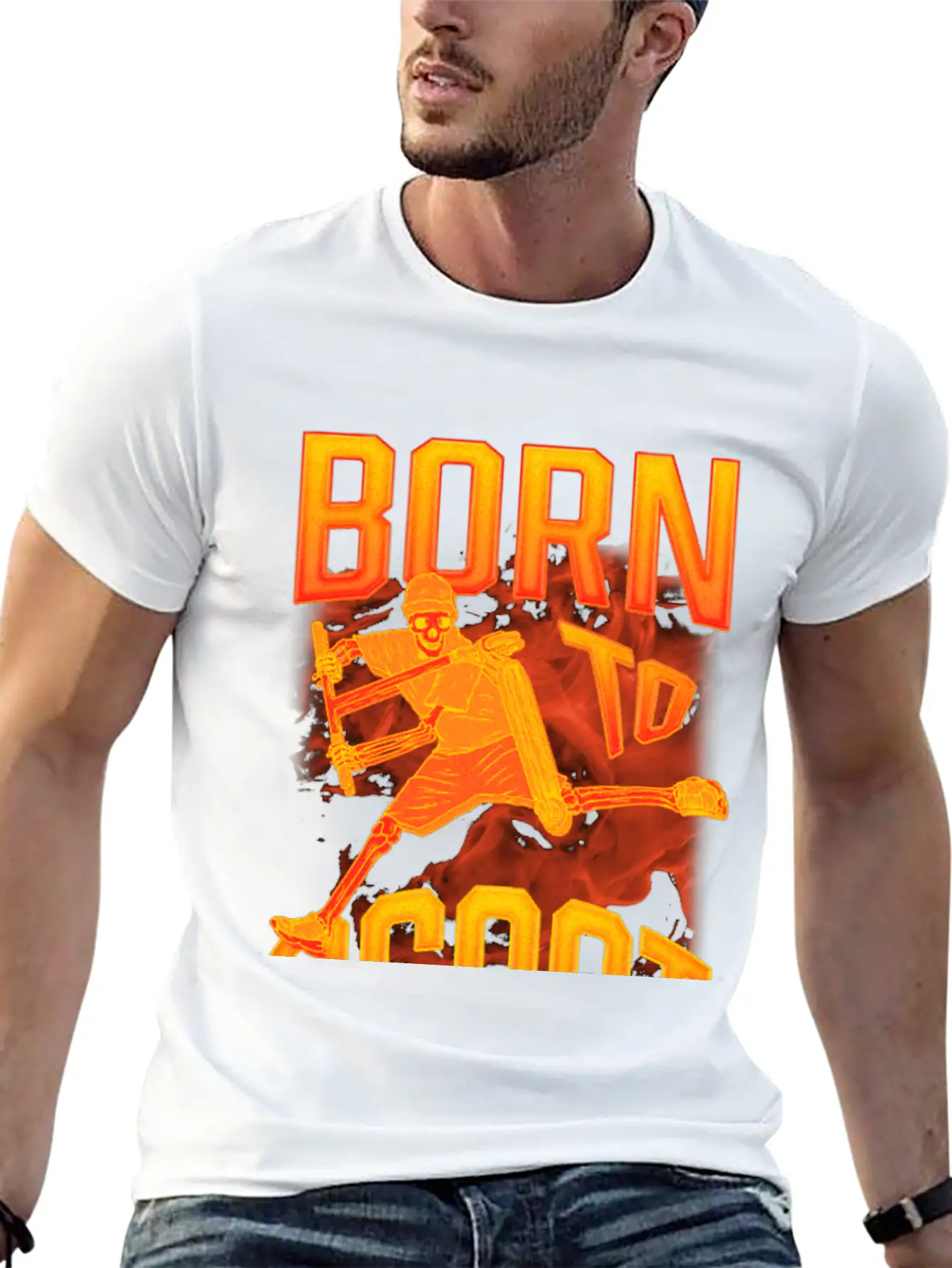 Scooter Stunt | Kick Scooter Classic Cotton Tee – Unisex Comfort For Any Season