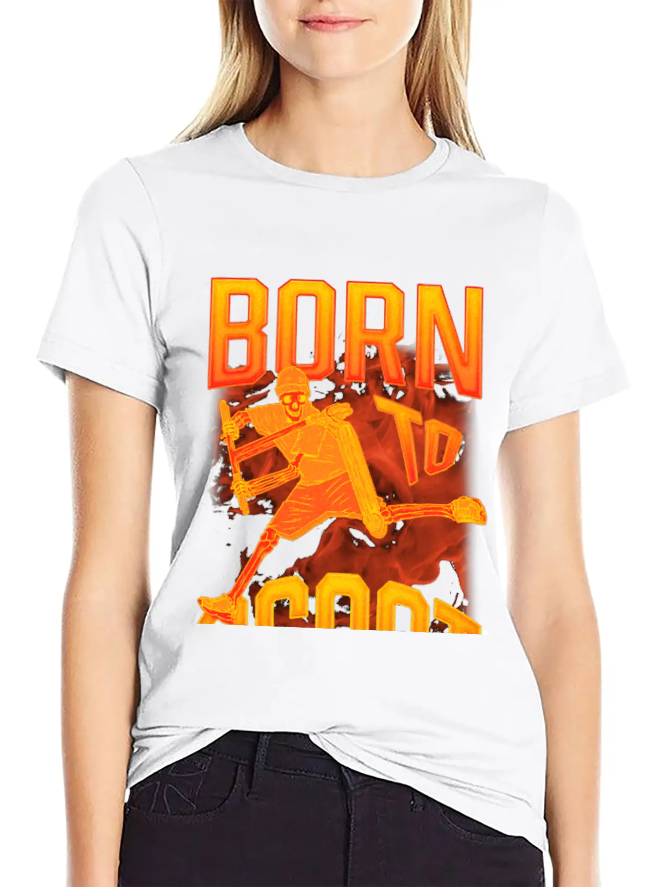 Scooter Stunt | Kick Scooter Classic Cotton Tee – Unisex Comfort For Any Season