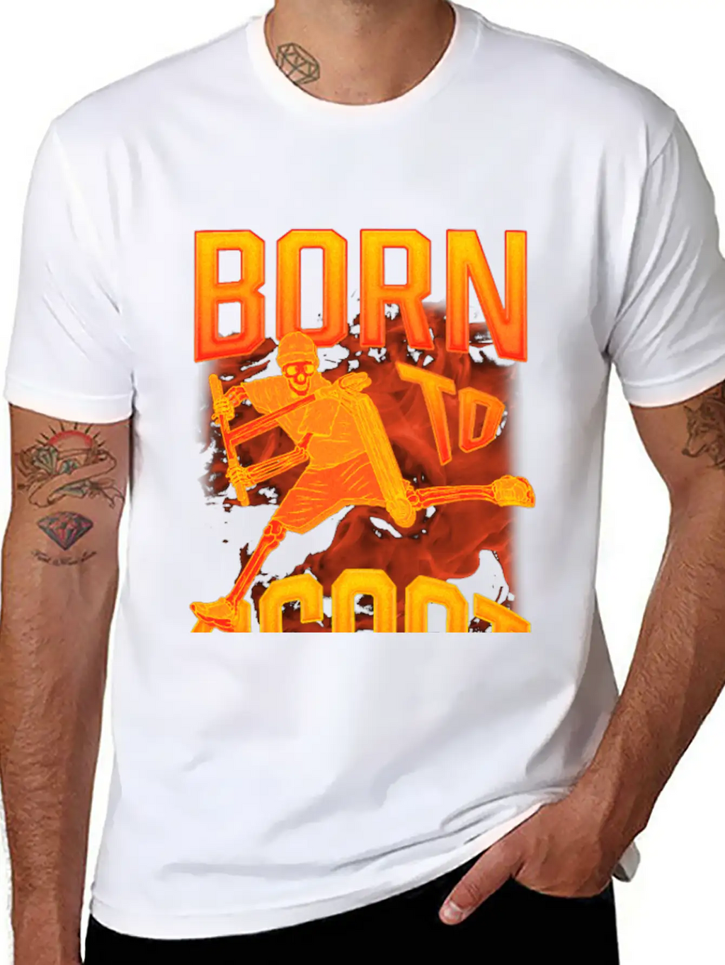 Scooter Stunt | Kick Scooter Classic Cotton Tee – Unisex Comfort For Any Season