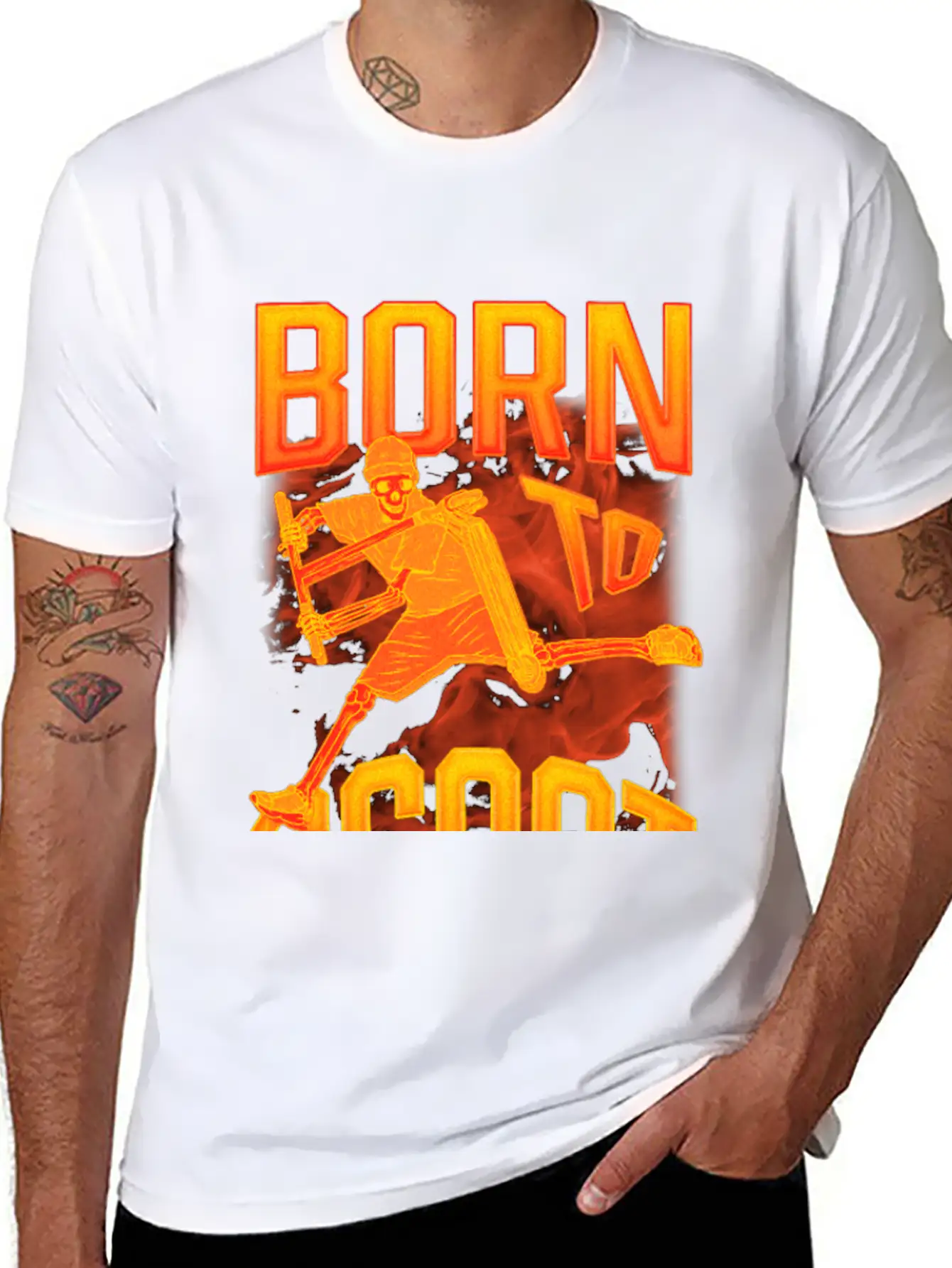 Scooter Stunt | Kick Scooter Classic Cotton Tee – Unisex Comfort For Any Season