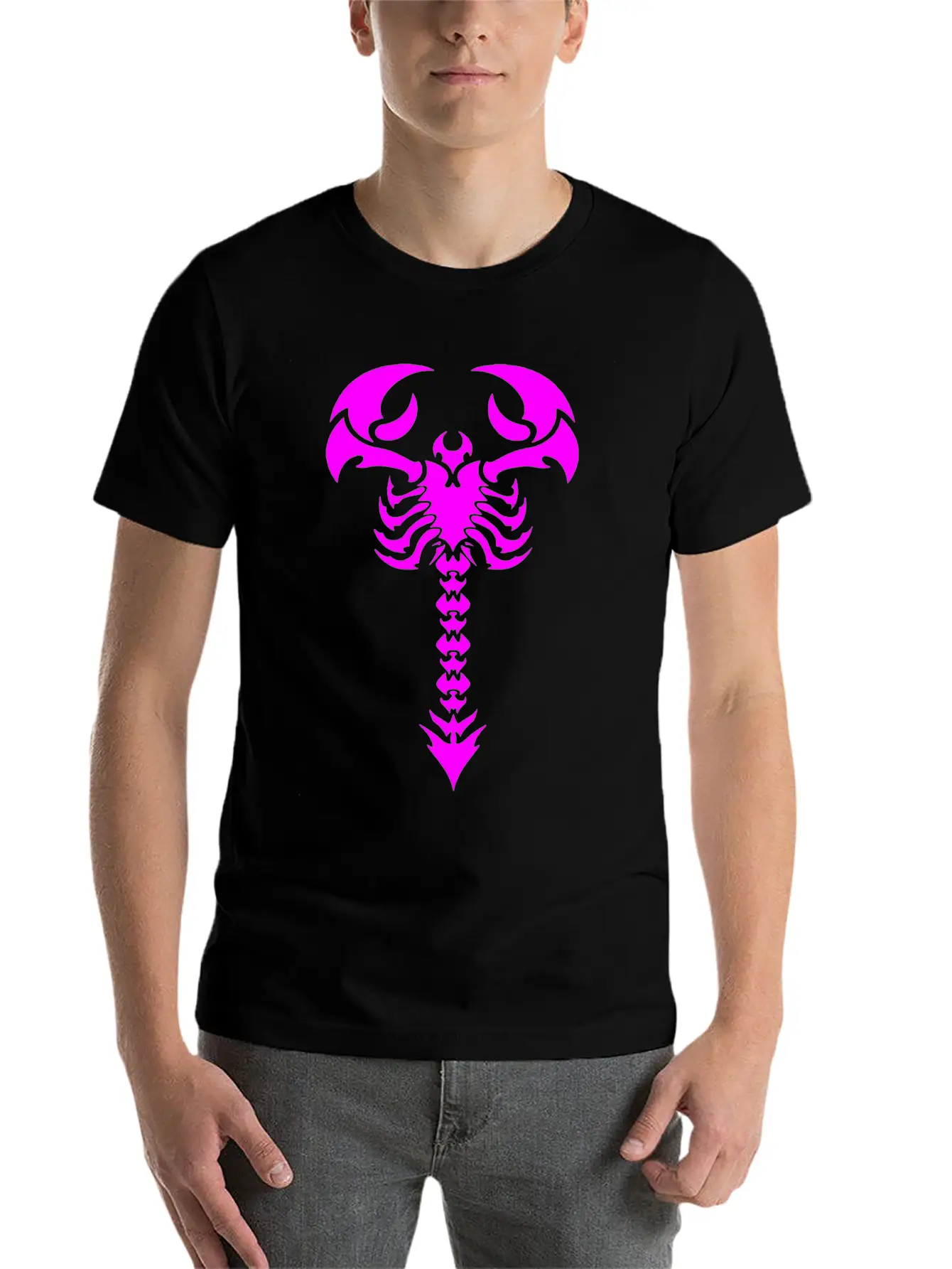 Scorpion Tattoo Unisex Casual T-Shirt – Clean Design For Daily Comfort