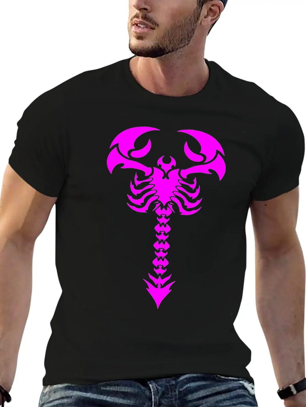 Scorpion Tattoo Unisex Casual T-Shirt – Clean Design For Daily Comfort