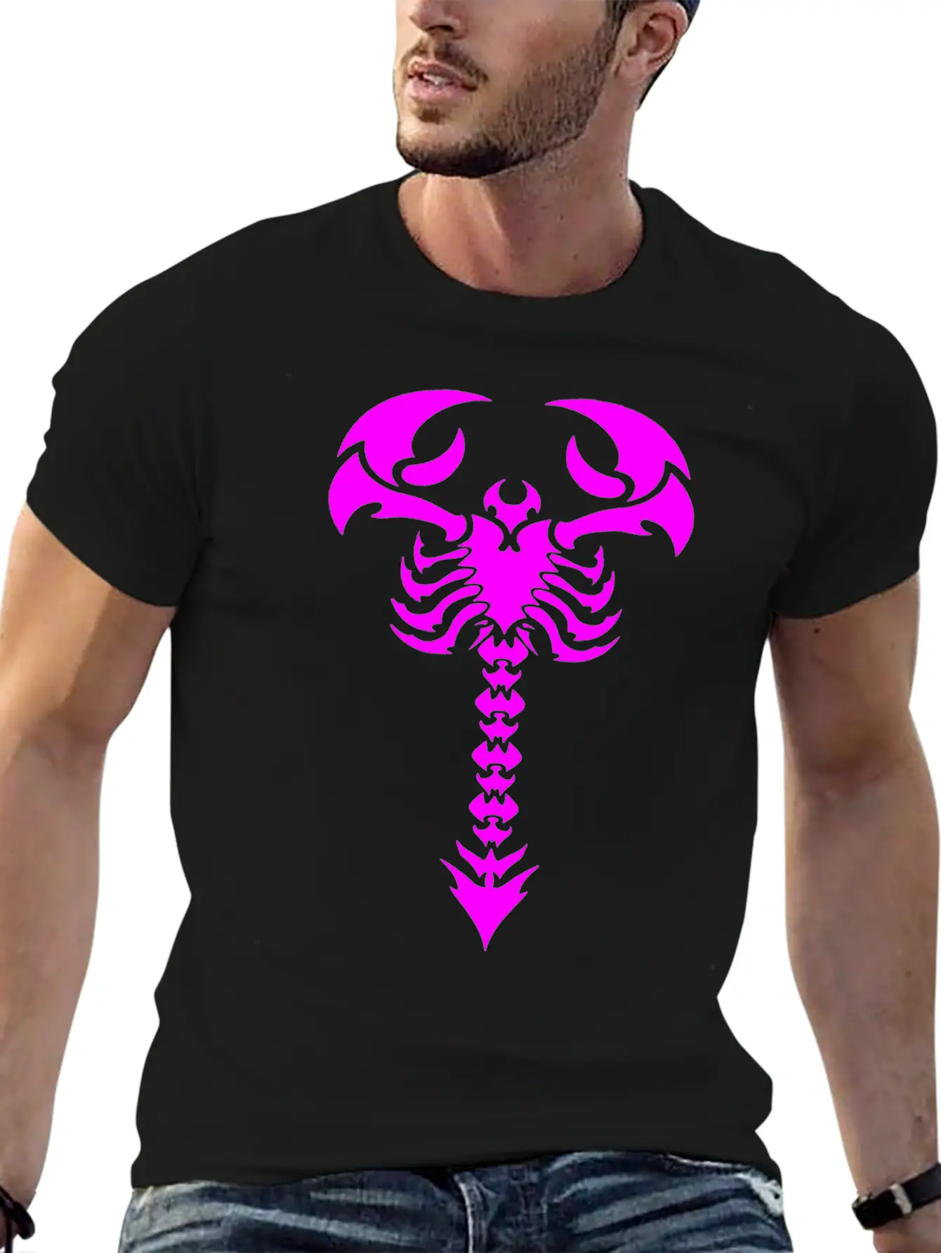Scorpion Tattoo Unisex Casual T-Shirt – Clean Design For Daily Comfort