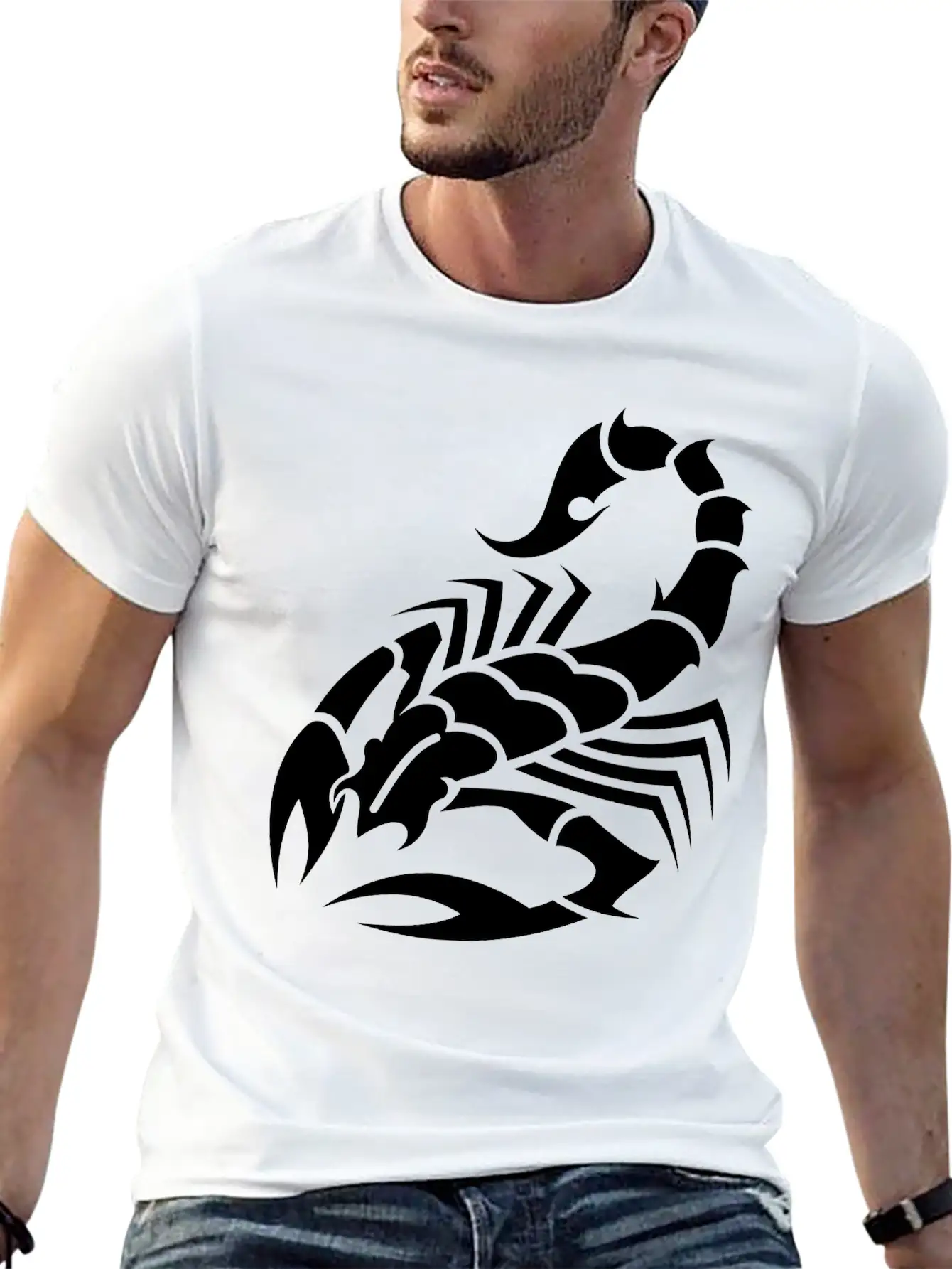 Scorpion Tribal Tattoo 7 Classic Cotton Tee – Unisex Comfort For Any Season