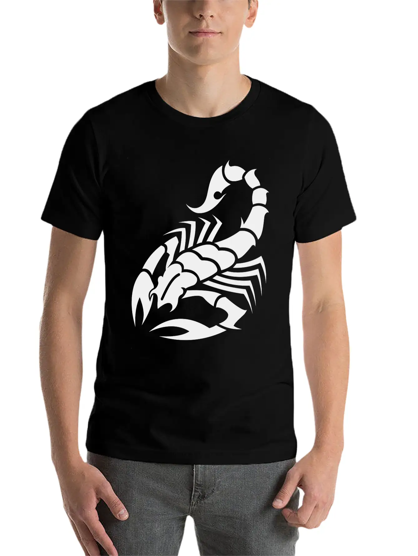 Scorpion Tribal Tattoo 7 Classic Cotton Tee – Unisex Comfort For Any Season