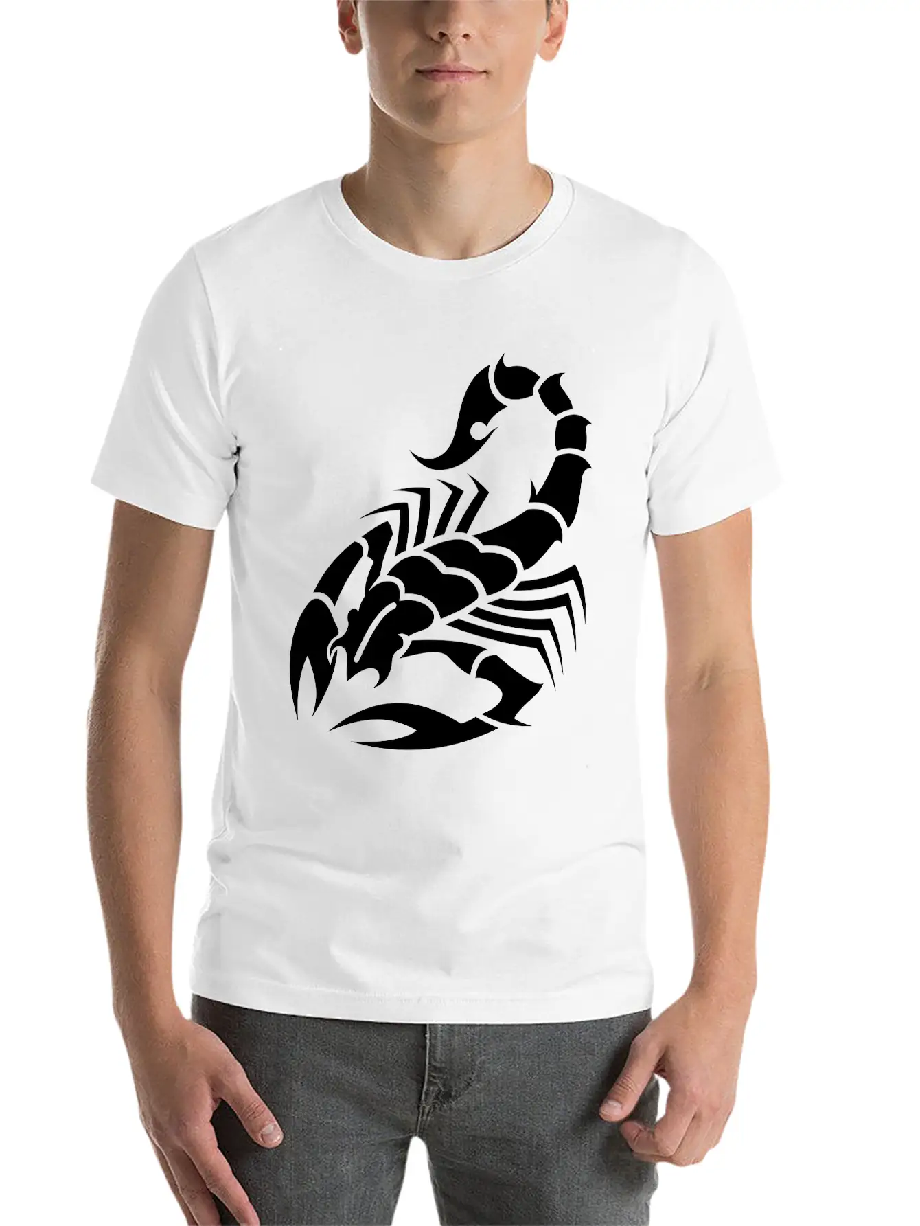 Scorpion Tribal Tattoo 7 Classic Cotton Tee – Unisex Comfort For Any Season
