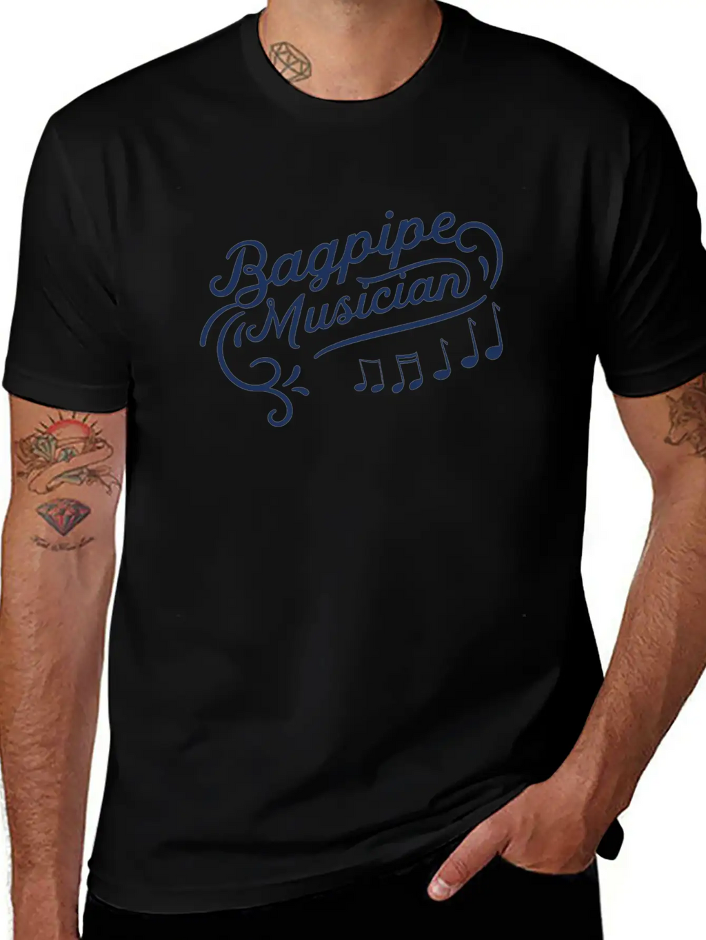 Scotland Bagpipe Musician Classic Cotton Tee – Unisex Comfort For Any Season
