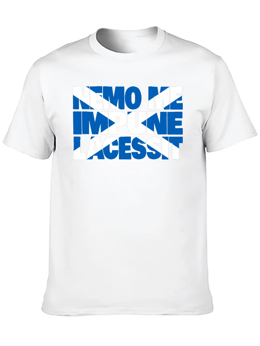 Scotland Motto Flag Stylish Everyday T-Shirt – Unisex Basic Cotton Tee
