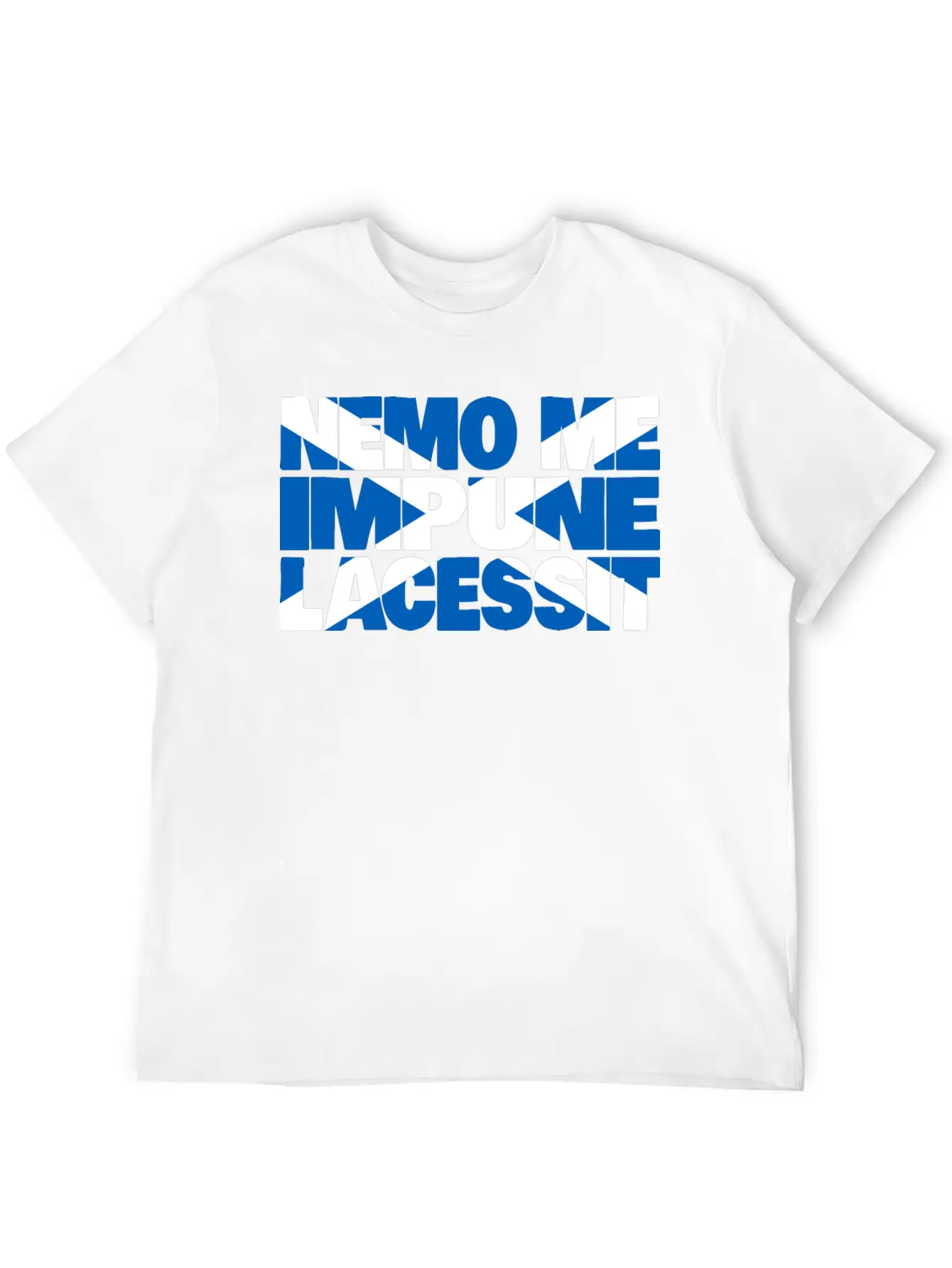 Scotland Motto Flag Stylish Everyday T-Shirt – Unisex Basic Cotton Tee