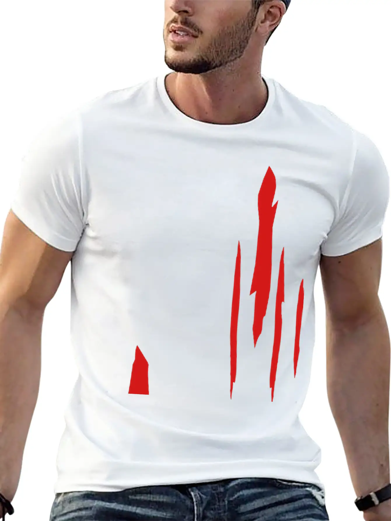 Scratches, Scars Unisex Casual T-Shirt – Clean Design For Daily Comfort