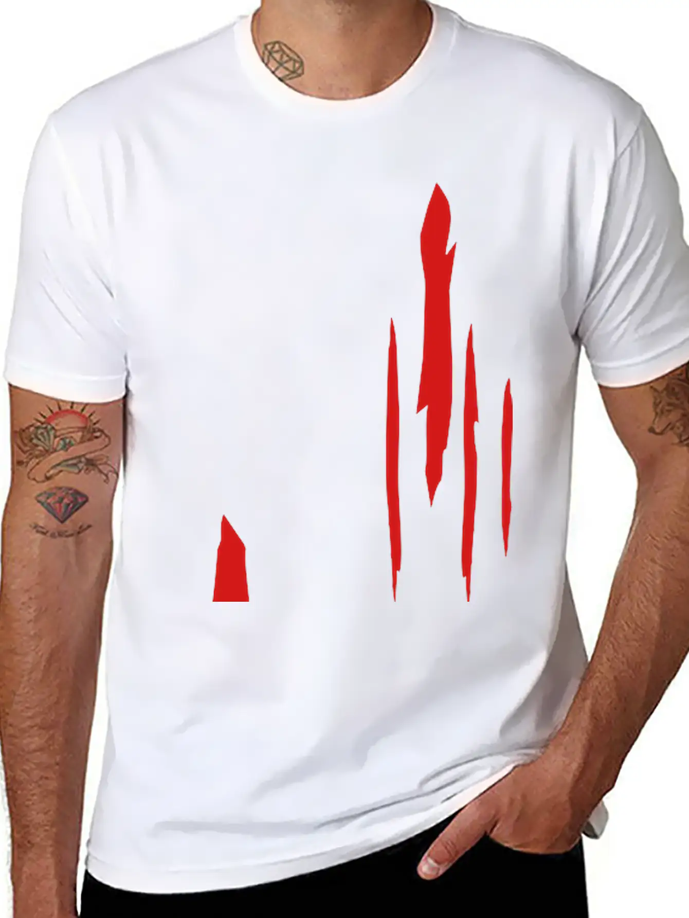 Scratches, Scars Unisex Casual T-Shirt – Clean Design For Daily Comfort