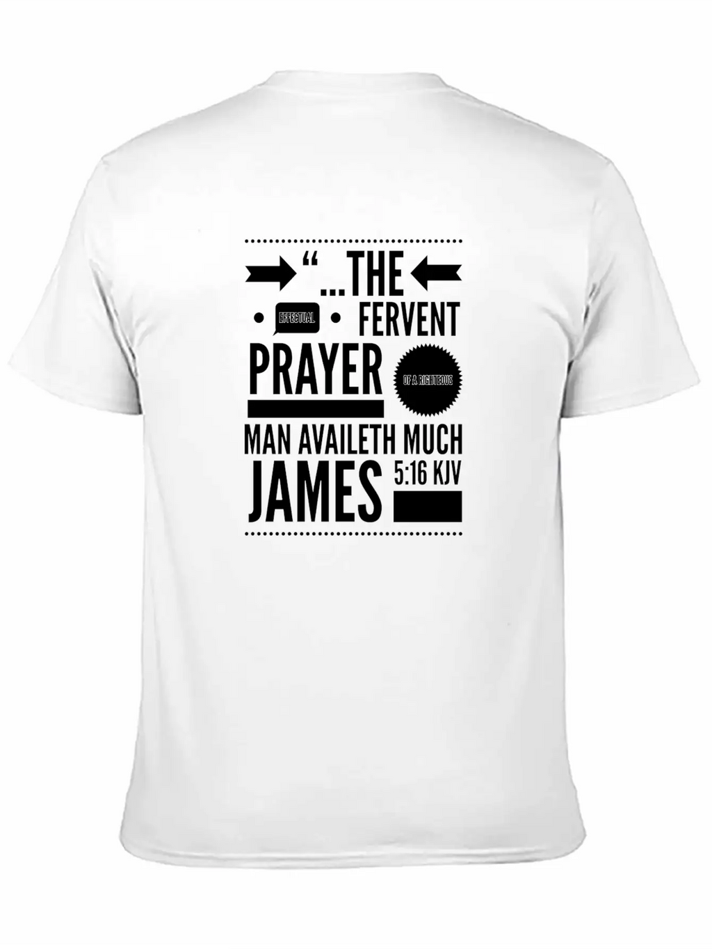 Scripture Verse Tee Breathable Soft Cotton T-Shirt – Timeless Casual Look