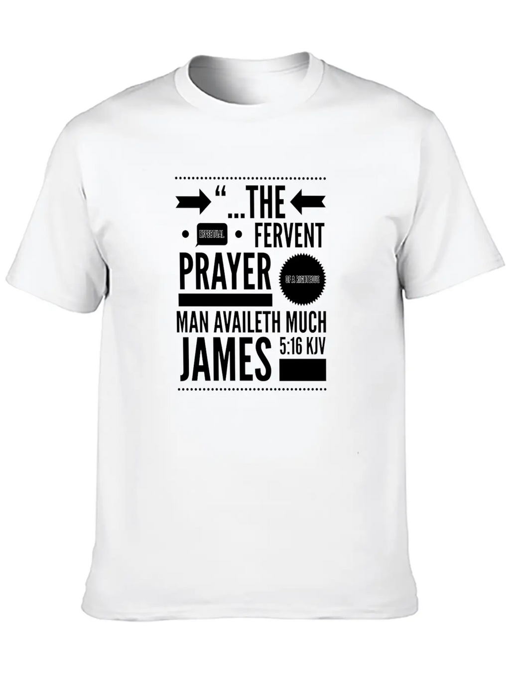 Scripture Verse Tee Breathable Soft Cotton T-Shirt – Timeless Casual Look