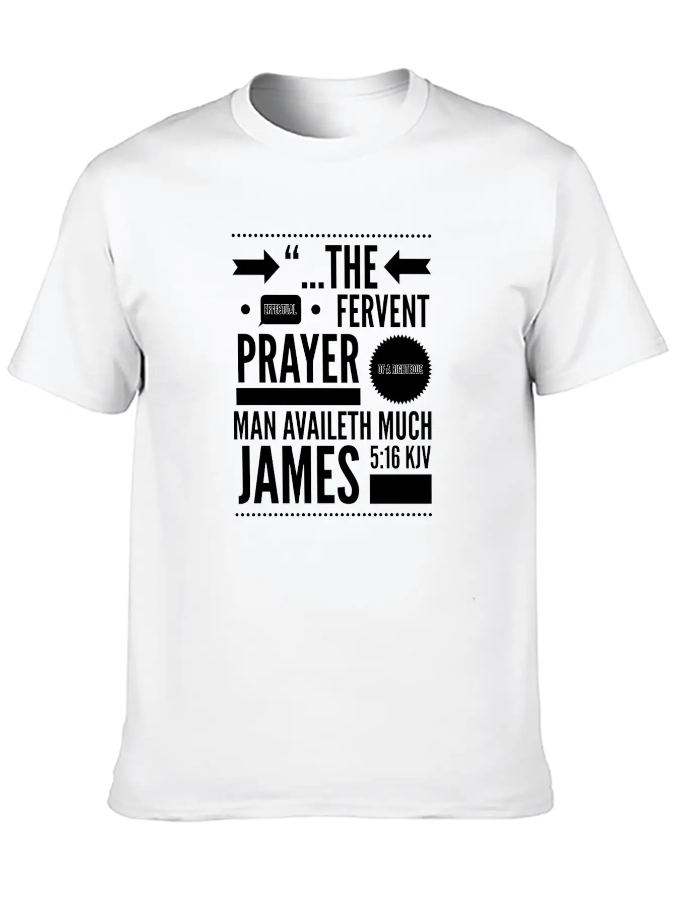 Scripture Verse Tee Breathable Soft Cotton T-Shirt – Timeless Casual Look