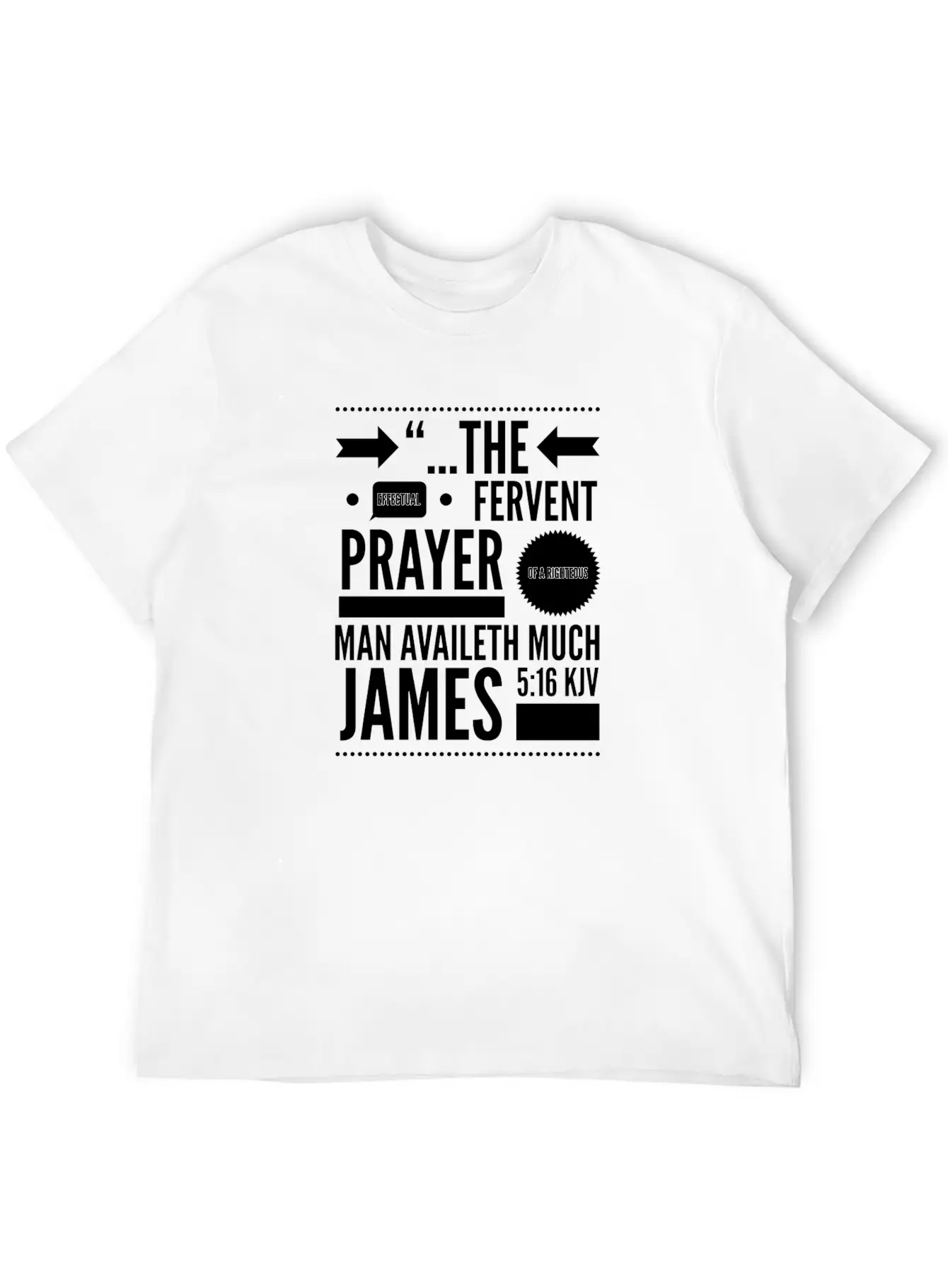 Scripture Verse Tee Breathable Soft Cotton T-Shirt – Timeless Casual Look