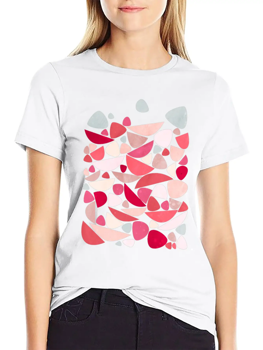 Sea Bed Mid Century Modern Abstract Classic Cotton Tee – Unisex Comfort For Any Season