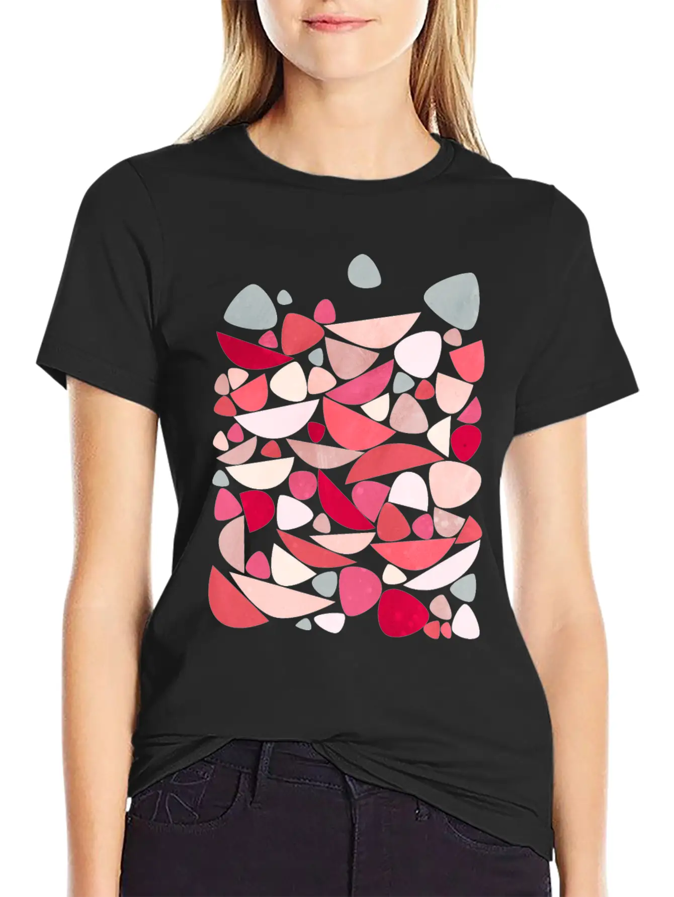 Sea Bed Mid Century Modern Abstract Classic Cotton Tee – Unisex Comfort For Any Season