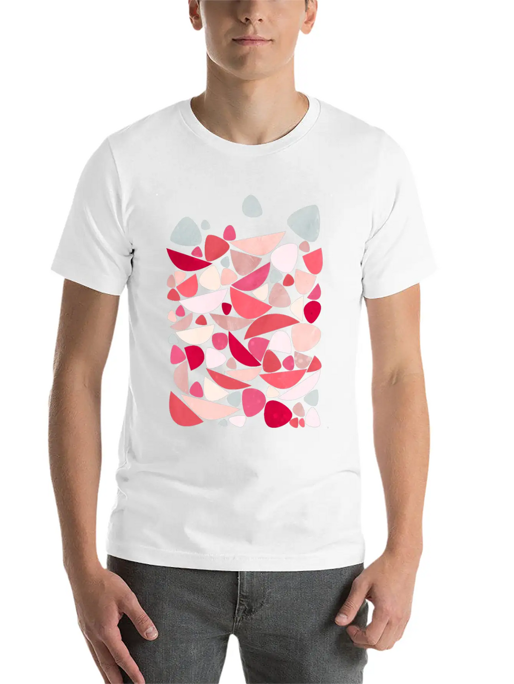 Sea Bed Mid Century Modern Abstract Classic Cotton Tee – Unisex Comfort For Any Season