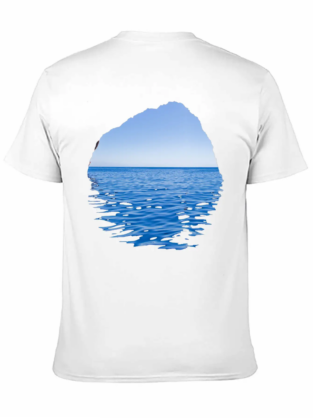 Sea-Through Unisex Casual T-Shirt – Clean Design For Daily Comfort