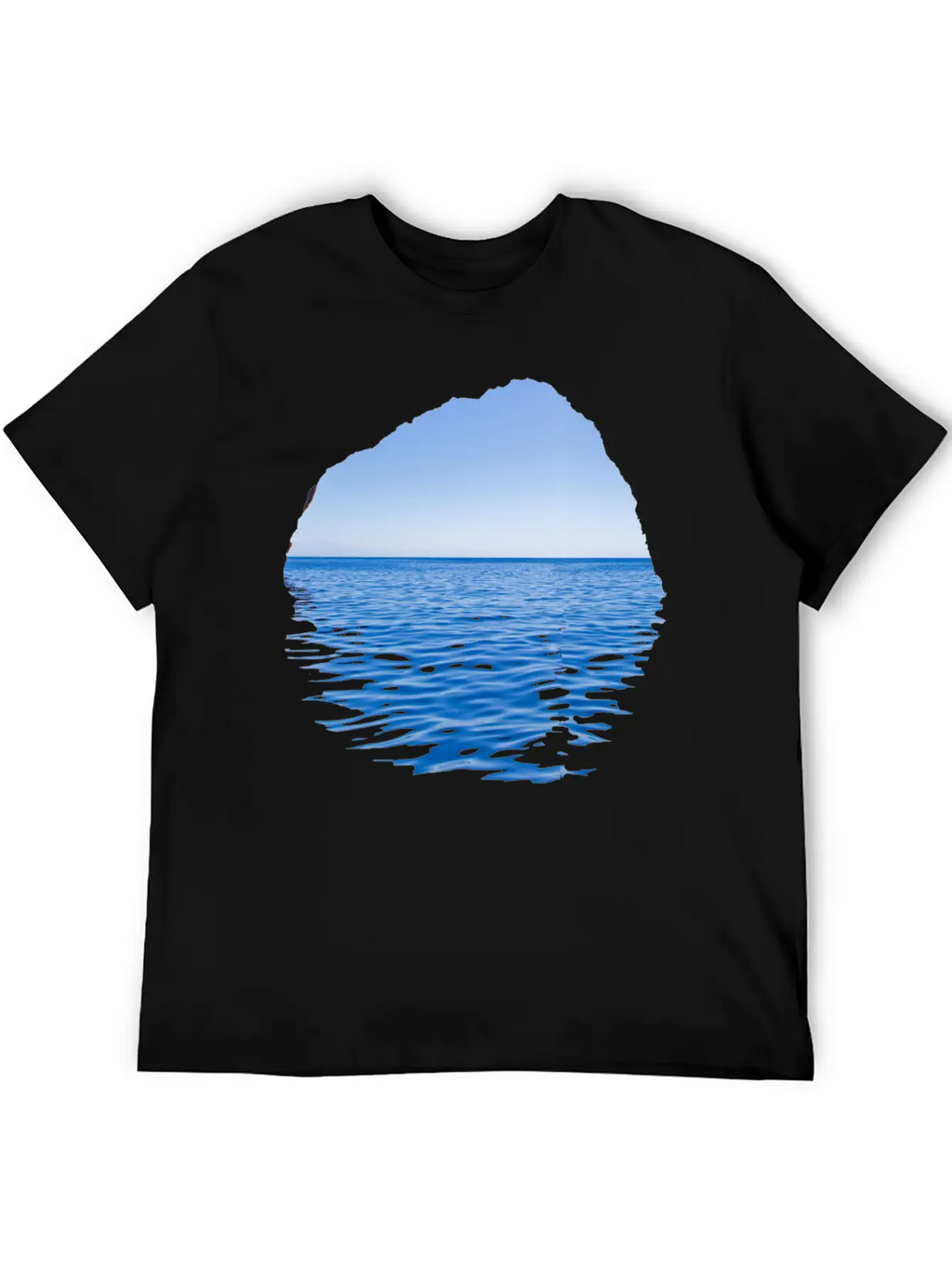 Sea-Through Unisex Casual T-Shirt – Clean Design For Daily Comfort