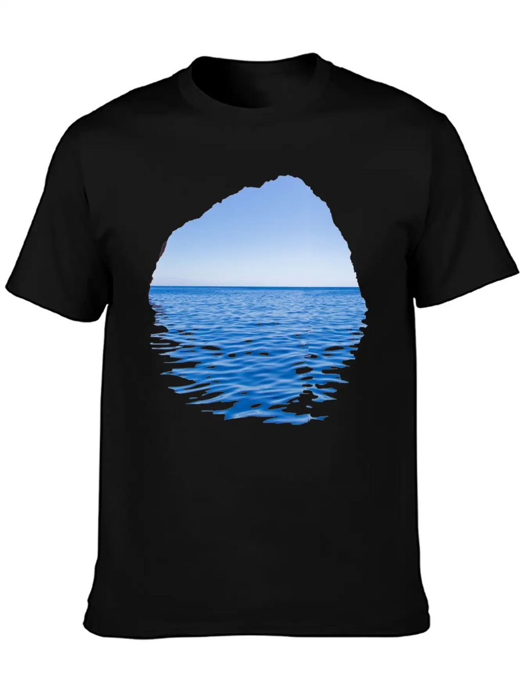 Sea-Through Unisex Casual T-Shirt – Clean Design For Daily Comfort