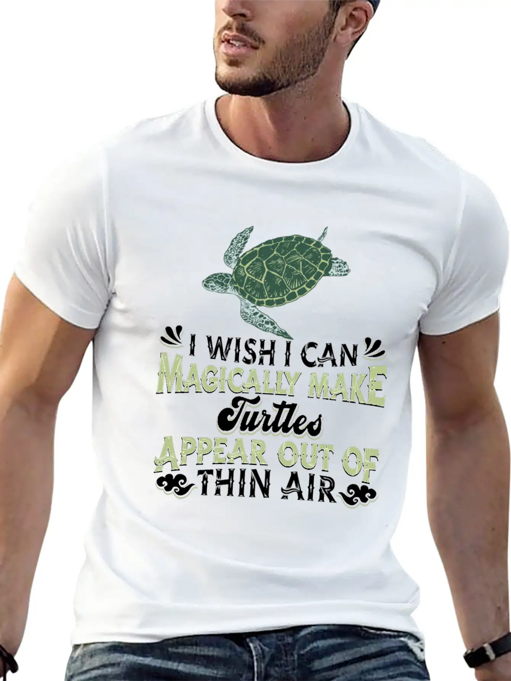 Sea Turtle Tortoise Stylish Everyday T-Shirt – Unisex Basic Cotton Tee