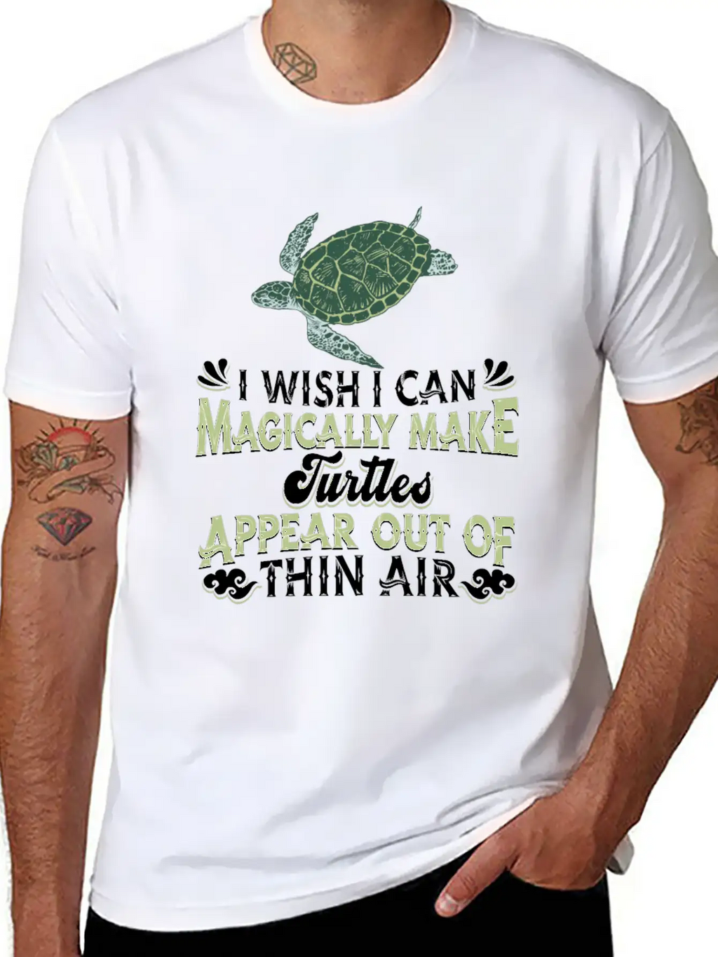 Sea Turtle Tortoise Stylish Everyday T-Shirt – Unisex Basic Cotton Tee