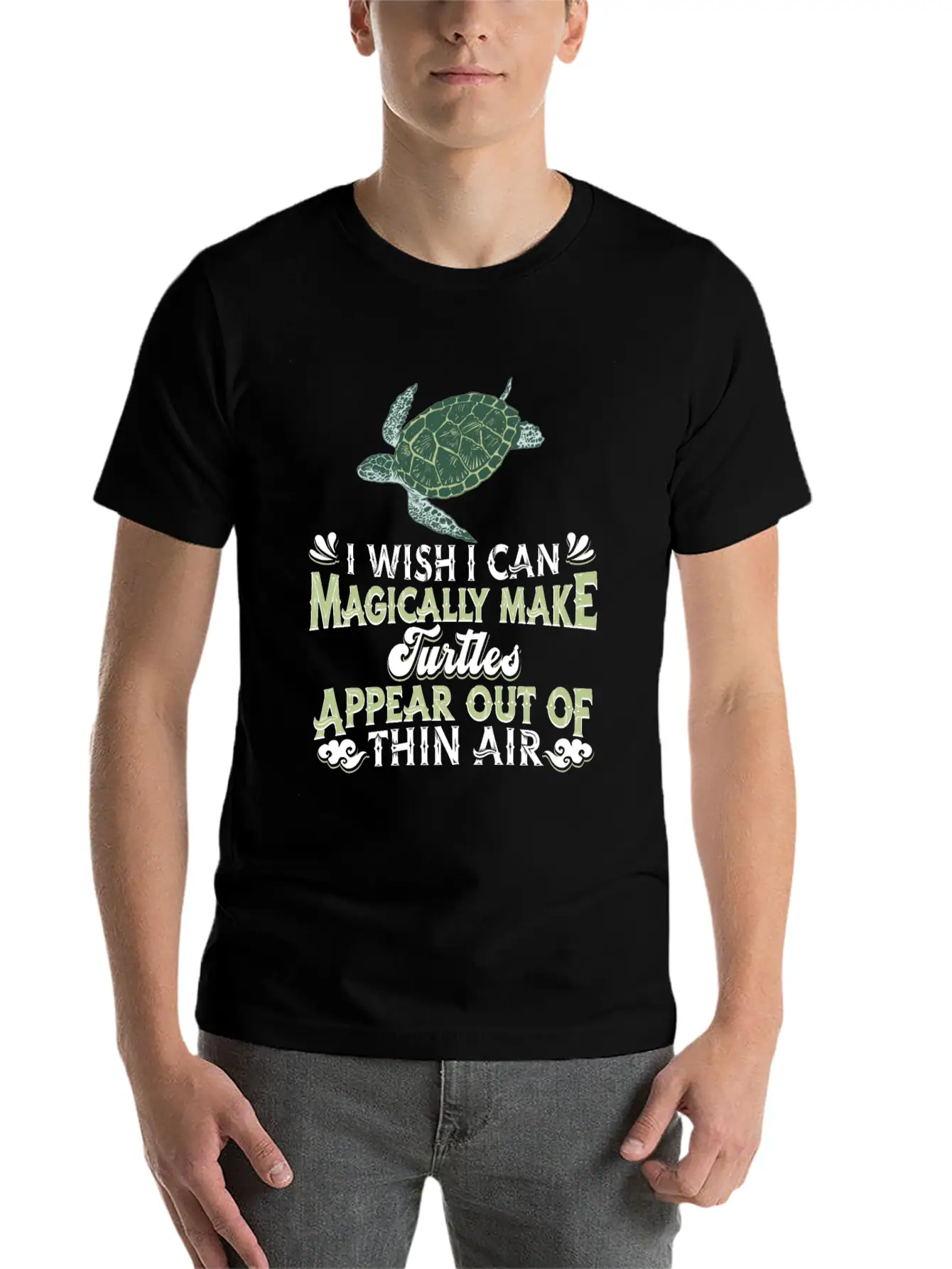 Sea Turtle Tortoise Stylish Everyday T-Shirt – Unisex Basic Cotton Tee