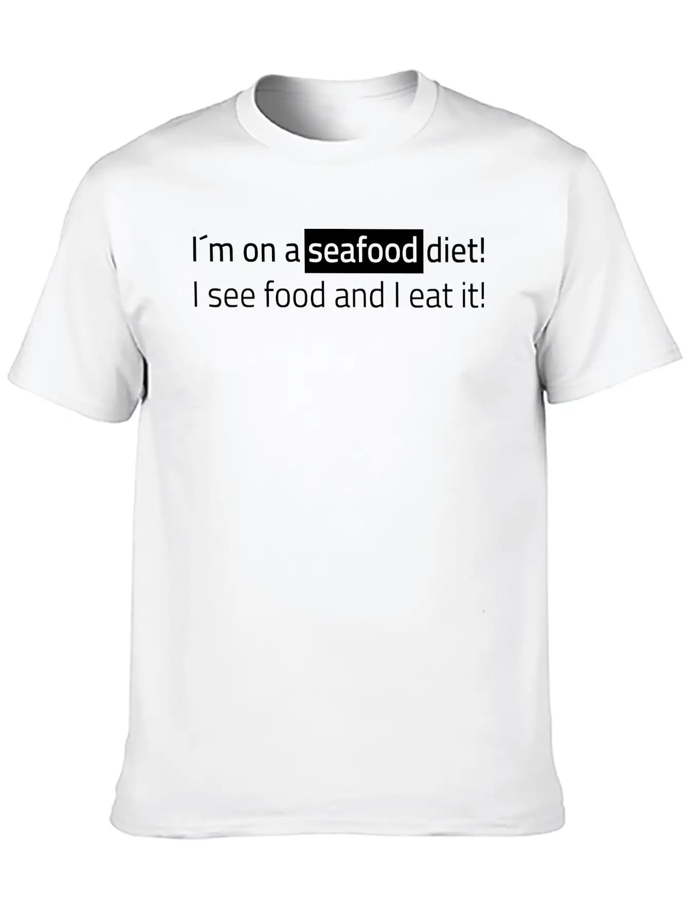 Seafood Diet Timeless Short Sleeve Tee – Comfy And Minimalist Design