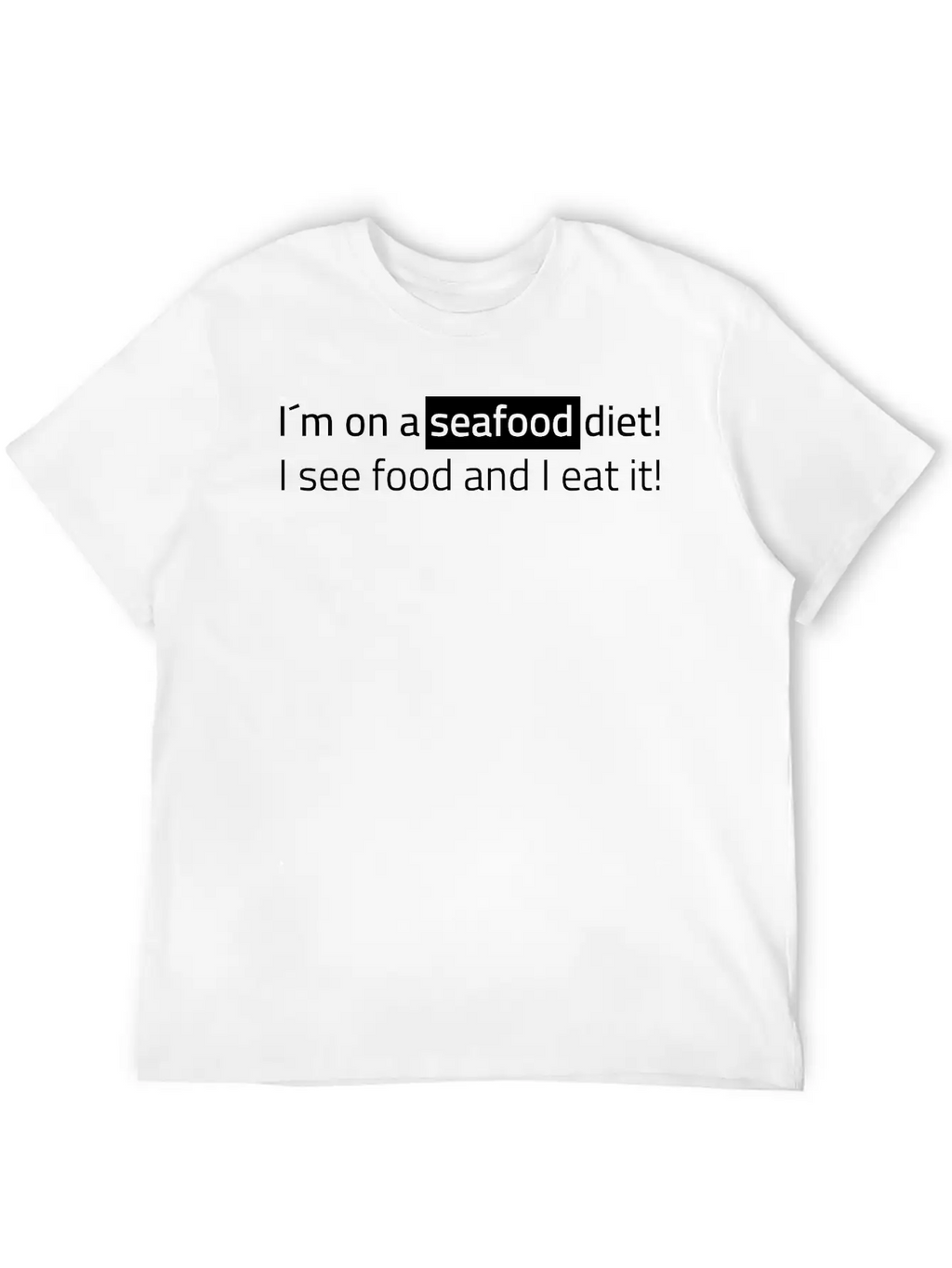 Seafood Diet Timeless Short Sleeve Tee – Comfy And Minimalist Design