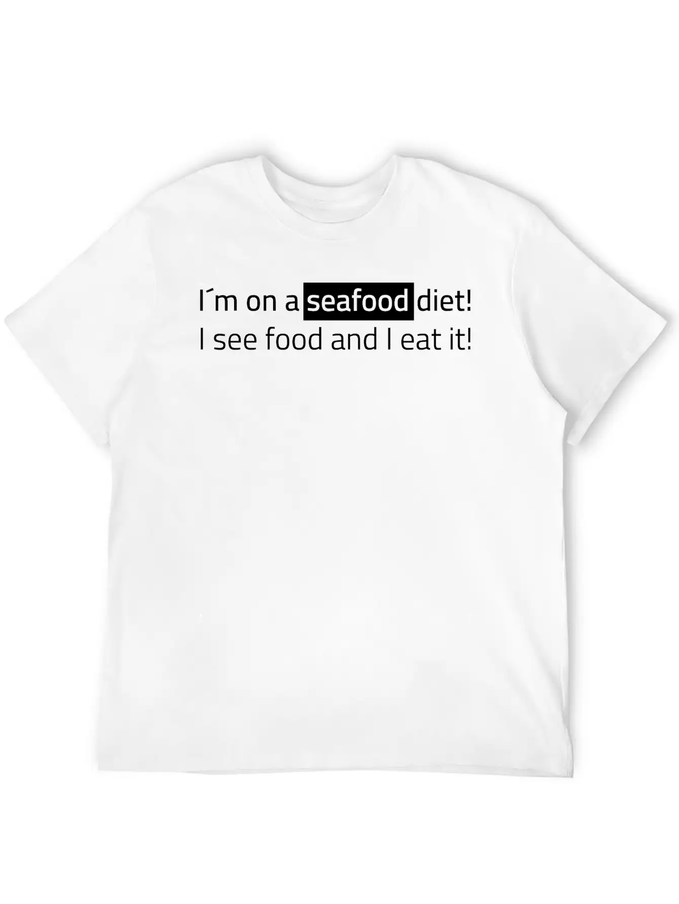 Seafood Diet Timeless Short Sleeve Tee – Comfy And Minimalist Design