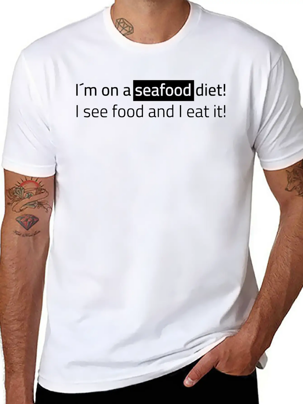 Seafood Diet Timeless Short Sleeve Tee – Comfy And Minimalist Design