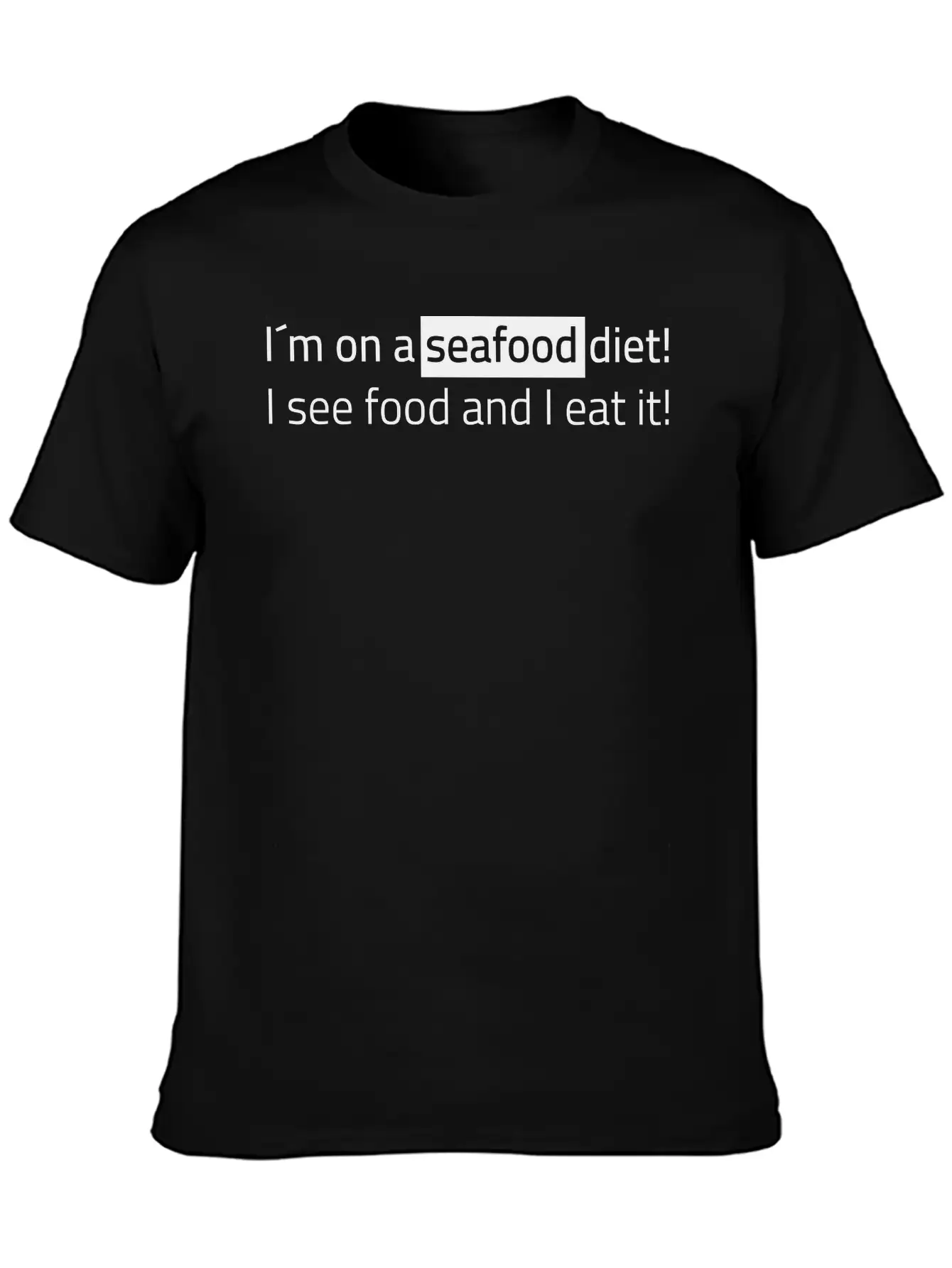 Seafood Diet Timeless Short Sleeve Tee – Comfy And Minimalist Design