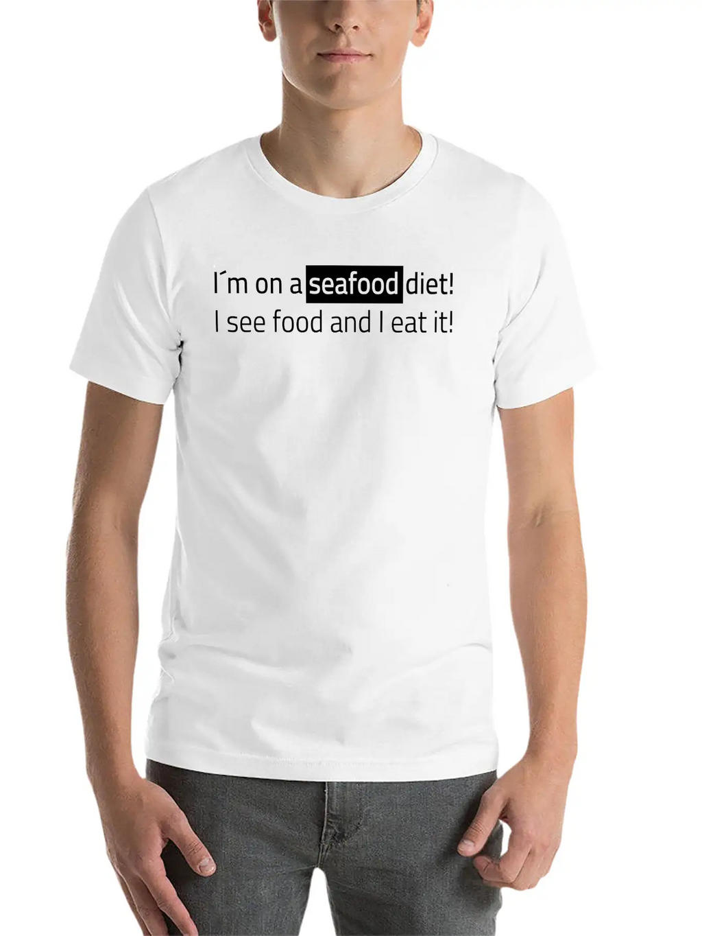 Seafood Diet Timeless Short Sleeve Tee – Comfy And Minimalist Design